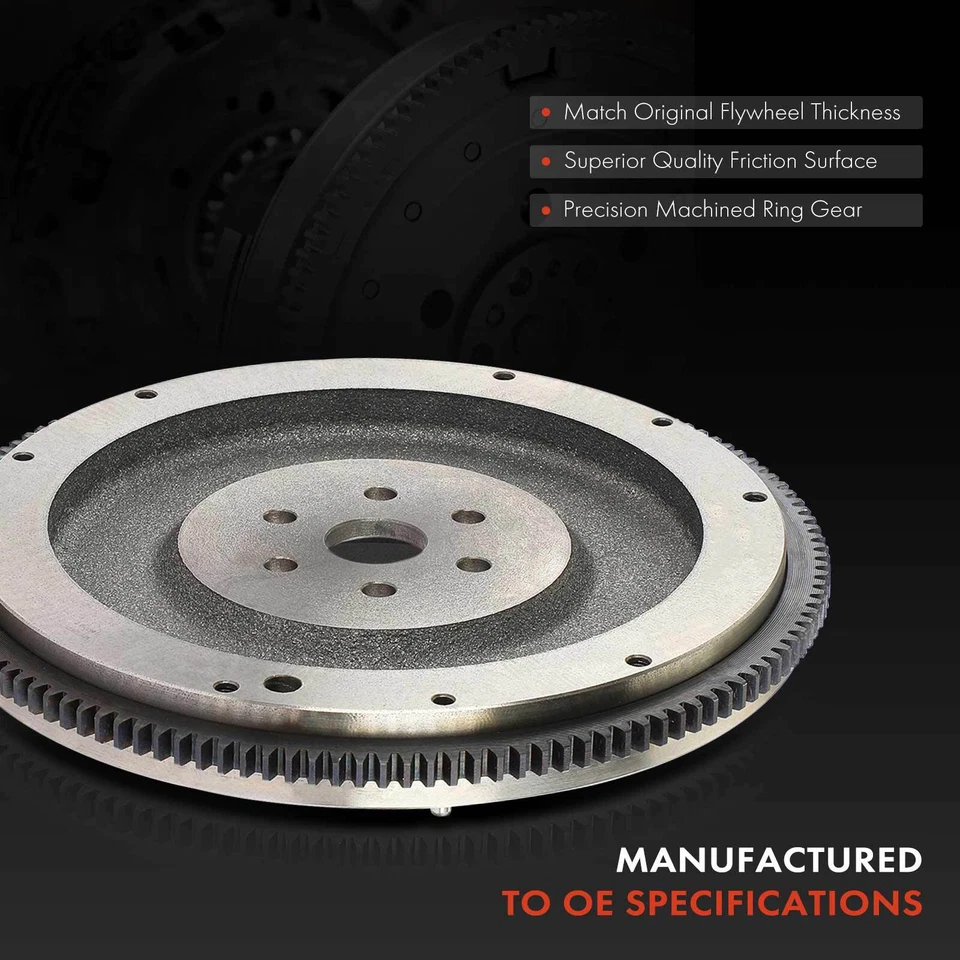 Volante de embrague para Ford Escort 1991-1996 Mercury 6 agujeros de perno 132 dientes manual Foto 3 de 4