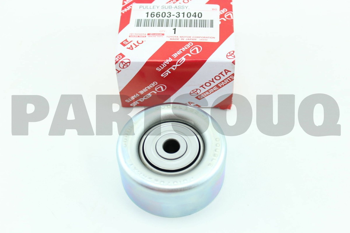 1660331040 Genuine Toyota PULLEY SUB-ASSY, IDLER, NO.1 16603-31040
