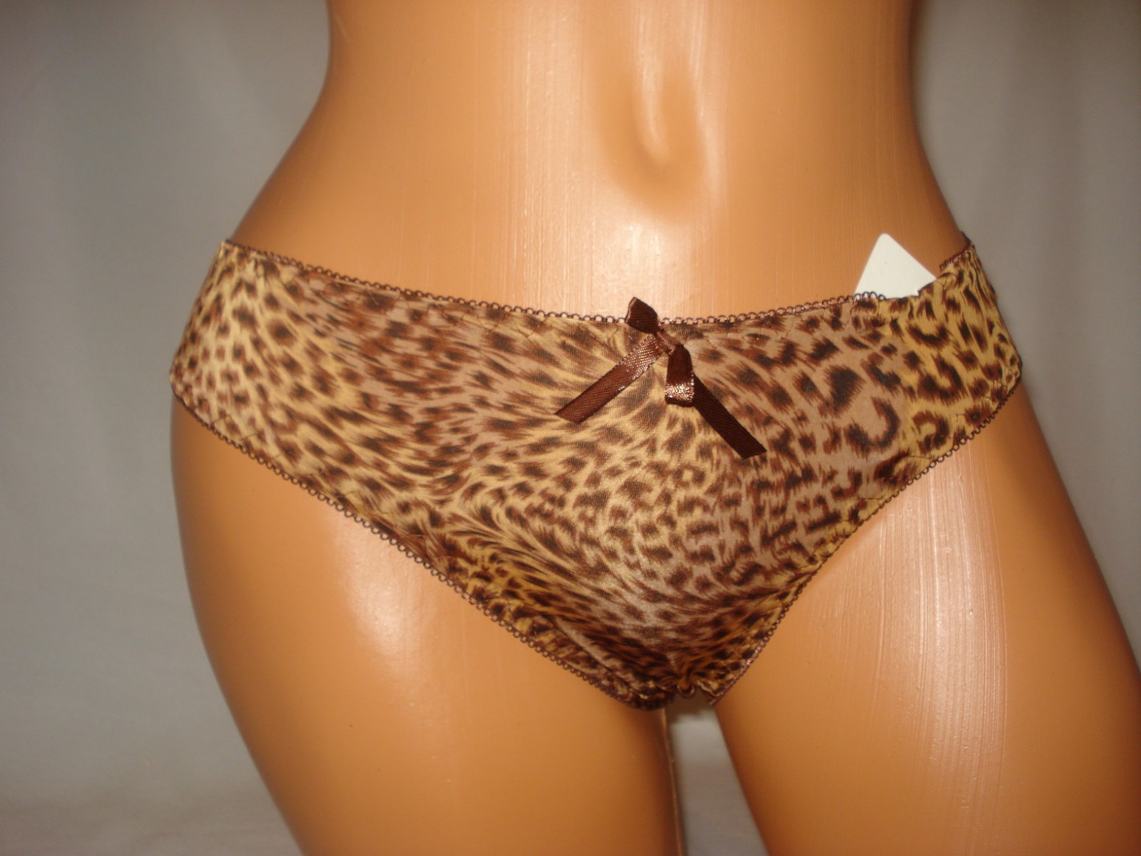 Very Sexy Leopard Lingerie Panty Ma Mia Intimates Gray Purple Pink