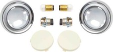 1962-66 Chevy Full Size Car 2 Door Hardtop Deluxe Interior Dome Light Assemblies