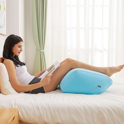 Leg Elevation Pillow,Inflatable Wedge Pillow Legs Elevates to Relax Muscles,Rela