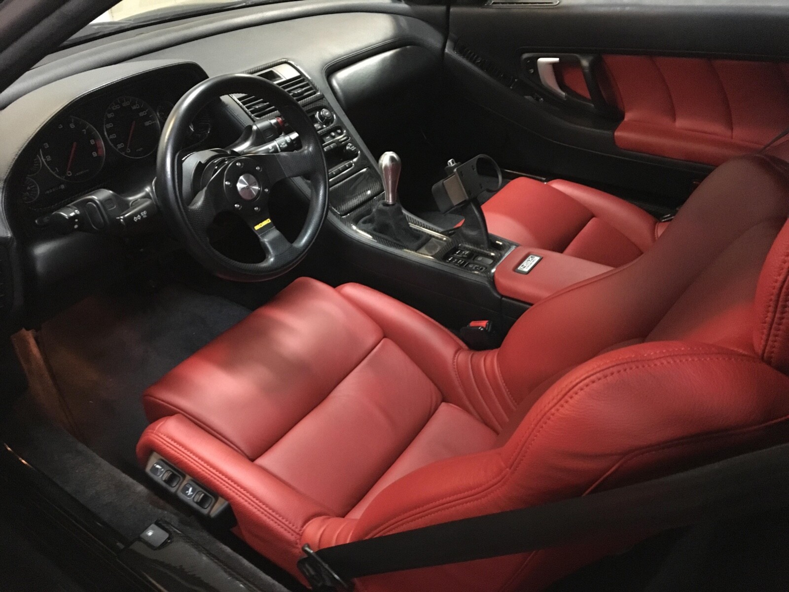 Honda Acura NSX Bespoke LHD OEM Casette radio dash panel Gloss Carbon Fiber