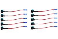 Abn 12v Fuse Kit Fuse Tap Mini Atm Low Profile Blade Fuse 15a Adapter (10 Pack) on sale Abn 12v Fuse Kit Fuse Tap Mini Atm Low Profile Blade Fuse 15a Adapter (10 Pack) on sale