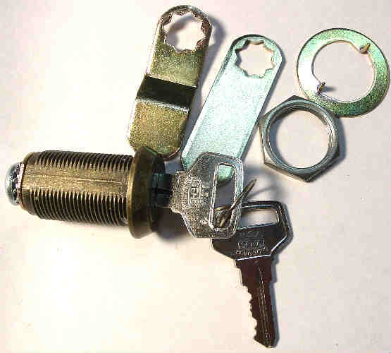 Desk Cam Lock Antique Brass Straight & Offset Cams For Wood to 7/8