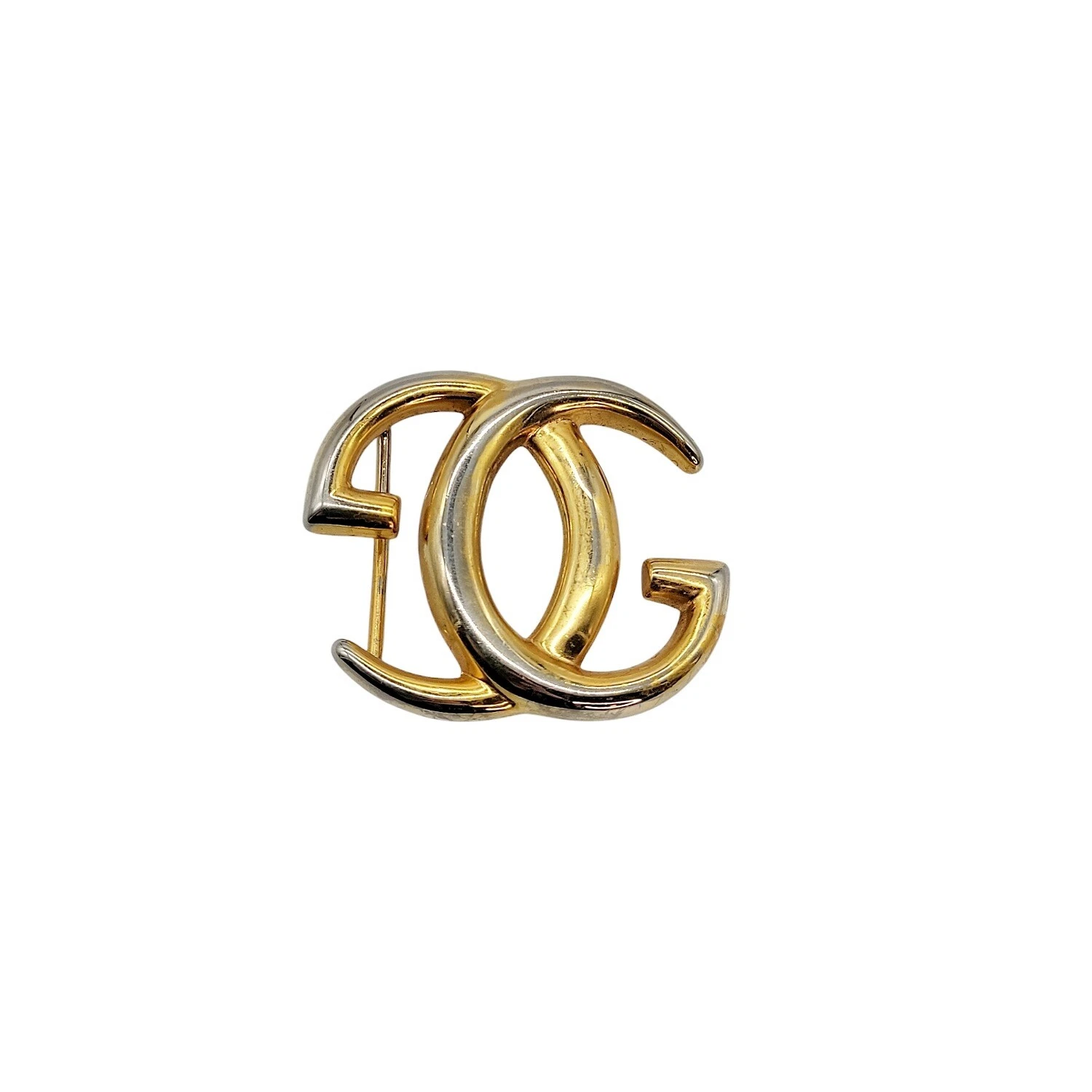 Boucle de ceinture Gucci vintage monogramme GG