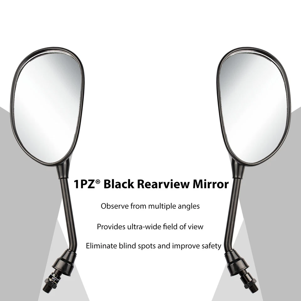 Espejos retrovisores laterales ATV 7/8" manillar Polaris 400 450 500 550 570 700 800 Foto 2 de 4