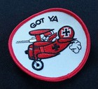 RED BARON "GOT YA" Embroidered SewOn Motorcycle Jacket Vest Military Biker PATCH — photo 5