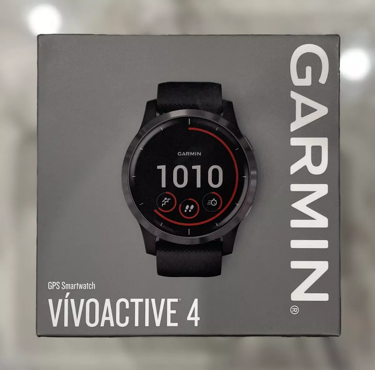 Garmin 010-02174-11 Vivoactive 4 Black With Slate Hardware GPS Fitness  Watch for sale online