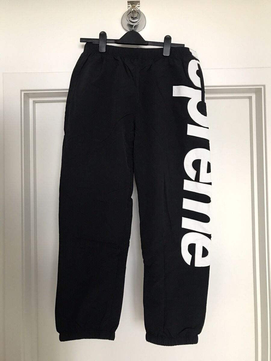 Supreme Spellout Track Pant Black Size Medium Black