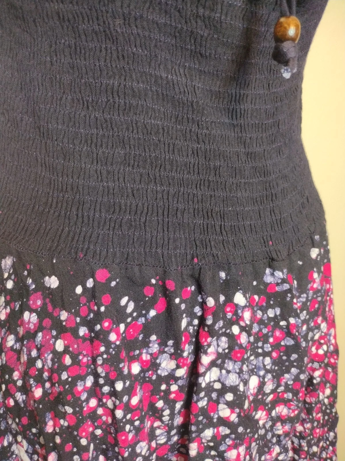 VETEMENTS Abito Advance Apparels Halter hippie boho fazzoletto fustella tye ricamato