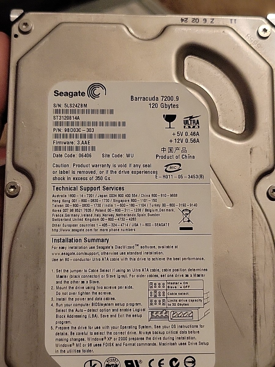 St3120814a Seagate Barracuda 120gb Seagate Barracuda 120GB