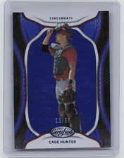 2023 Panini Chronicles #14 Cade Hunter Certified Blue #/99