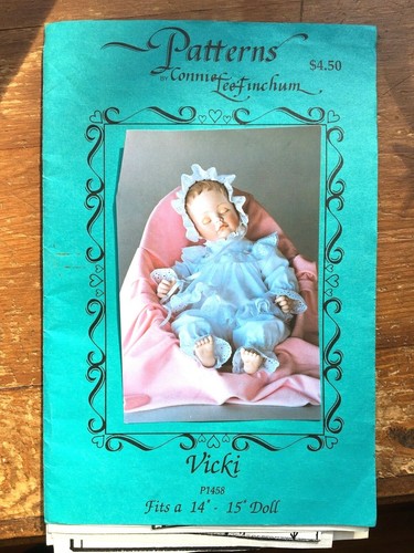 Doll Clothing Patterns, 2 Vintage,by Connie Lee Finchum:(Vicki(15")and Josh(18") - Picture 5 of 8