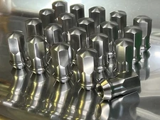 20pcs 48mm long Titanium Closed End Lug Wheel Nut set 14x1.5 19mm closed end