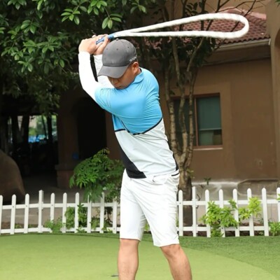 Golf Swing Plane Trainer Rope (Rope Color Will Vary)