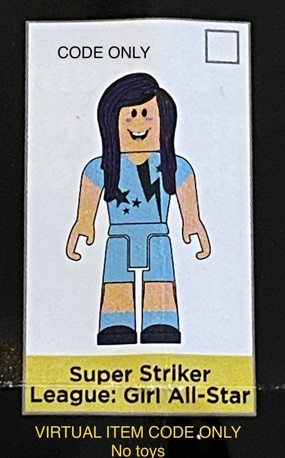 Roblox Series 6 Super Striker League Girl All-Star Soccer Virtual