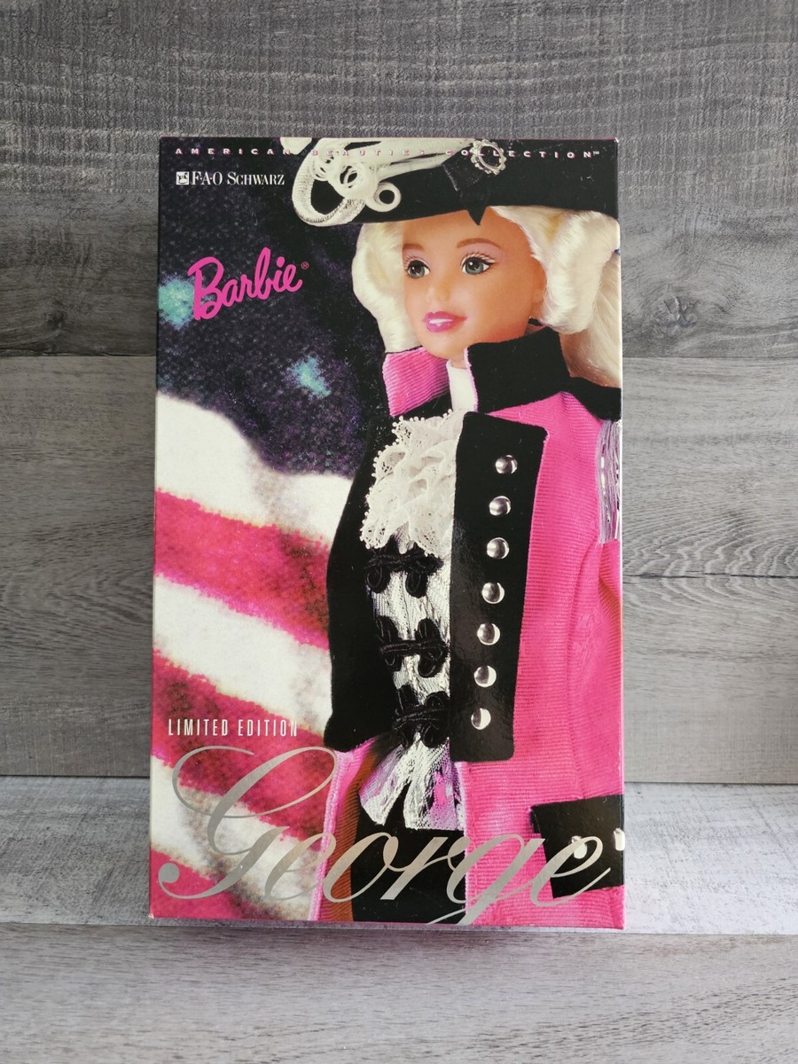 George Washington FAO Schwarz Limited Edition Barbie Doll 1996