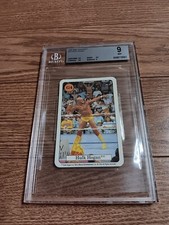1992 WWF Catcher Quartett Hulk Hogan German Wrestling Card BGS 9 WWE POP 1, 0^