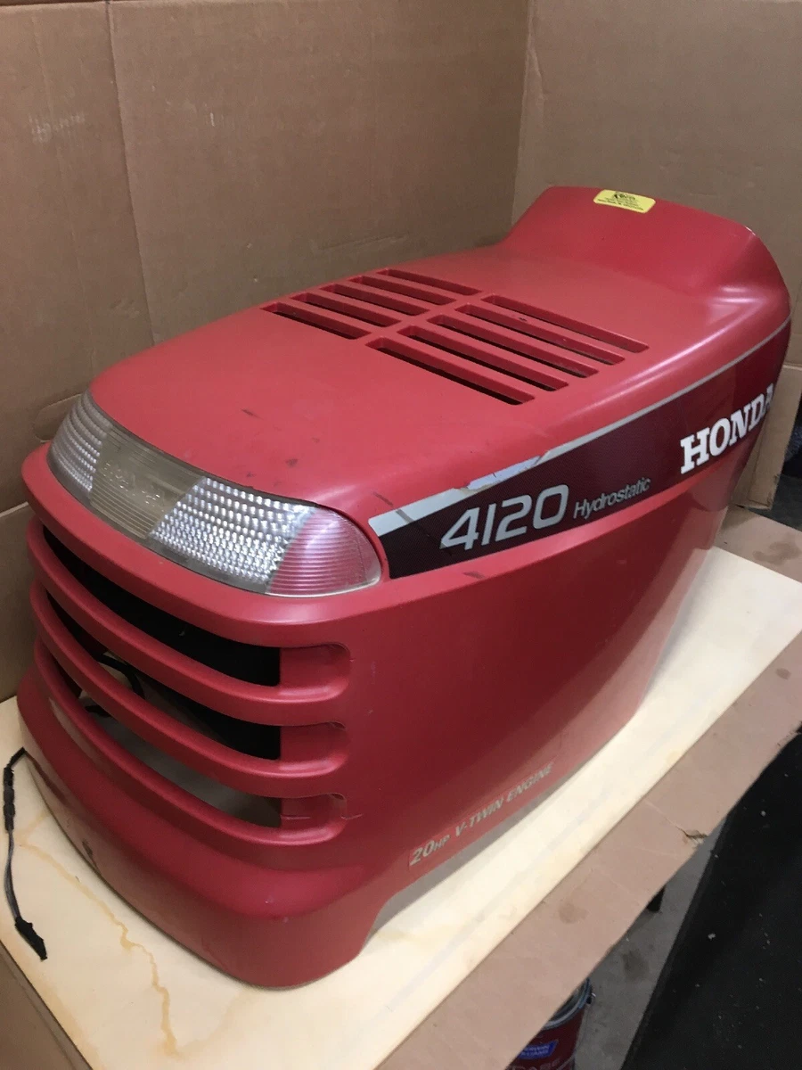 Honda HA4120 HA4118 Lawn Mower Complete Hood Assembly W Headlights Harness