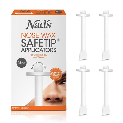 Nad S Nose Wax Applicator Refill Pack of 16, Nose Wax Sticks,  Nose Wax Sold Sep