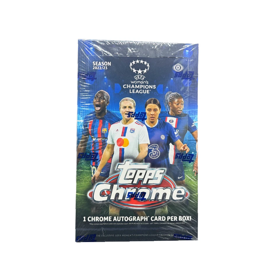 Topps Chrome UEFA Women's Champions League Hobby Box 2023