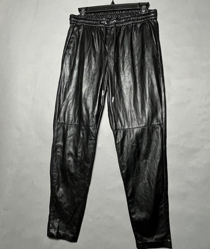 H\u0026M Pants womens Small black faux 