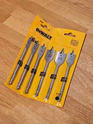 Dewalt Holzfräser Bohrer Set, 6er Set, DT4840 QZ
