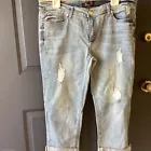 SEVEN 7 FOR ALL MANKIND sz 31 Distress Easy Fit  JEANS NWTs