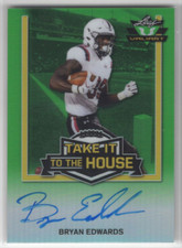 2020 Leaf Valiant Take it to the House Green #THBE1 Bryan Edwards Auto /75
