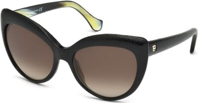 Balenciaga BA0058 05K Black Cat Eye Brown Gradient 56-17-140  display picture 1