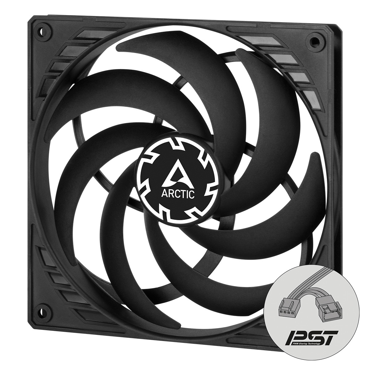 ARCTIC P14 Slim PWM PST 140mm 14cm Low Profile 4-Pin PC Case Fan 1800RPM 47CFM
