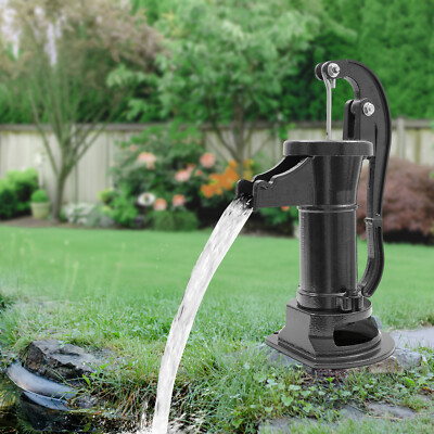 1-1/4'' Manual Well Pump Water Pump Antique Water Well Pump Hand-Operated 19L/Min
