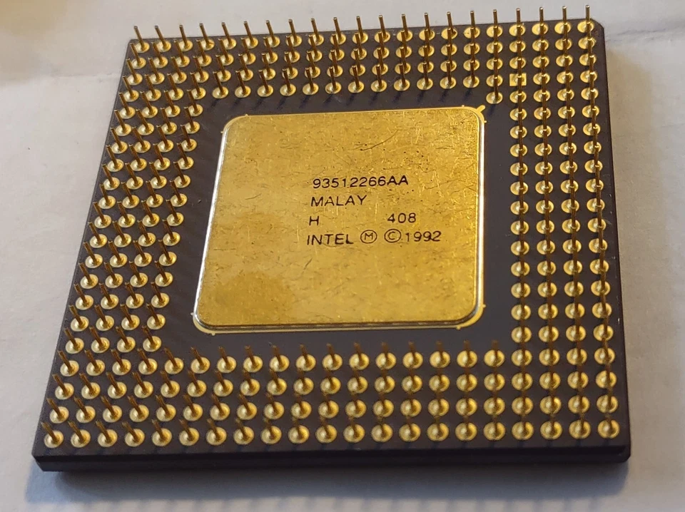 Vantage Pentium A80501-60 SX835 CPU Rare Socket 4 Gold top/ Recovery/ Collection - Image 4 of 4