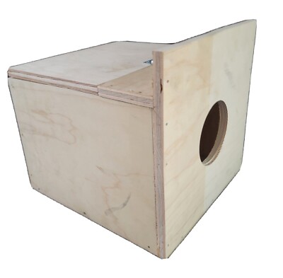 Nest Box (6''x6''x4'') For  Australian parakeets, finches and parrolets