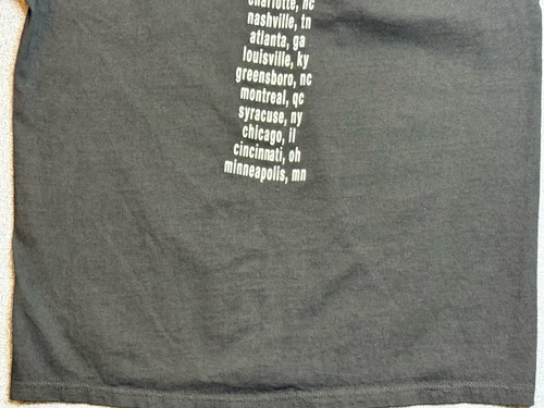 T-shirt vintage 2001 Billy Joel Elton John Face 2 Face Tour concert taille L - Photo 9/10