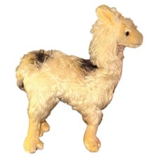 Vintage Steiff Little Llama 9.5" Collectible Figurine Mohair German Without Tags