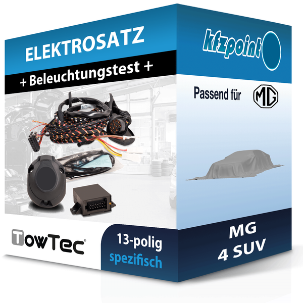 Towtec E-Satz 13Polig Fahrzeugspezifisch Passend für MG 4 SUV Elektrosatz-image