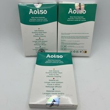 Aolso Nasal Aspirator Baby Nasal Aspirator with Brush Nose Cleaner for Baby 6pcs