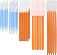 Foam Tip Cleaning Swab Kit 5 Types, 100 Pack Cleanroom Sponge Stick Foam Swab