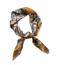 100 Mulberry Silk Shawl Scarf 65X65cm Bandana polka dot Print Neckerchief Wrap