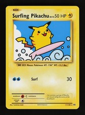 Surfing Pikachu 111/108 Secret Rare Evolutions Pokemon Cards on eBay