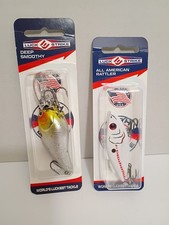 2 pack LUCK E STRIKE Deep Smoothy+All American Rattler Fishing Lure