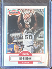 Fleer 1990-91 #172 David Robinson Rookie Base Set San Antonio Spurs NBA