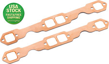 Header Collector Gasket SB Chevy 327 305 350 383 Copper Exhaust 2PCS