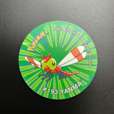 #193 Yanma  Pokemon Taz Tazo No 3 Chip Pog Nintendo Matutano Tasty