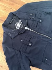 Theo Wormland Autark Jacke Anorak Blouson Herbst Winter Schwarz Größe M