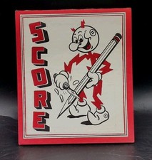 Cute Vintage Advertising "Bridge Score Card" Featuring "Reddy Kilowatt"
