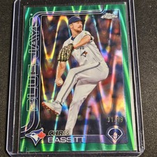 2025 Topps Chrome - Chris Bassitt #184 Green Refractor /99