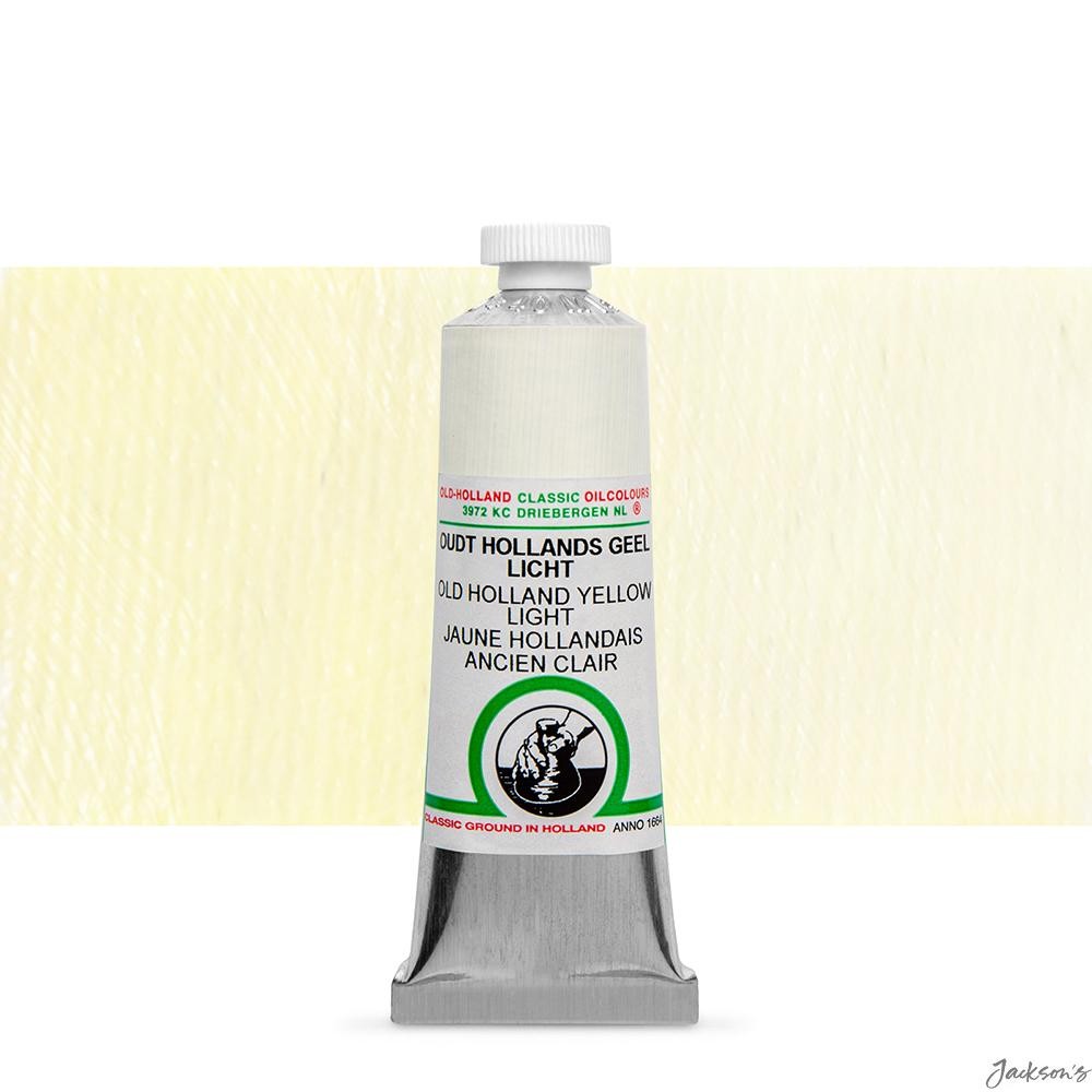 Old Holland Classic Oil Paint Linseed Oil 40ml Yellow Light For Artists