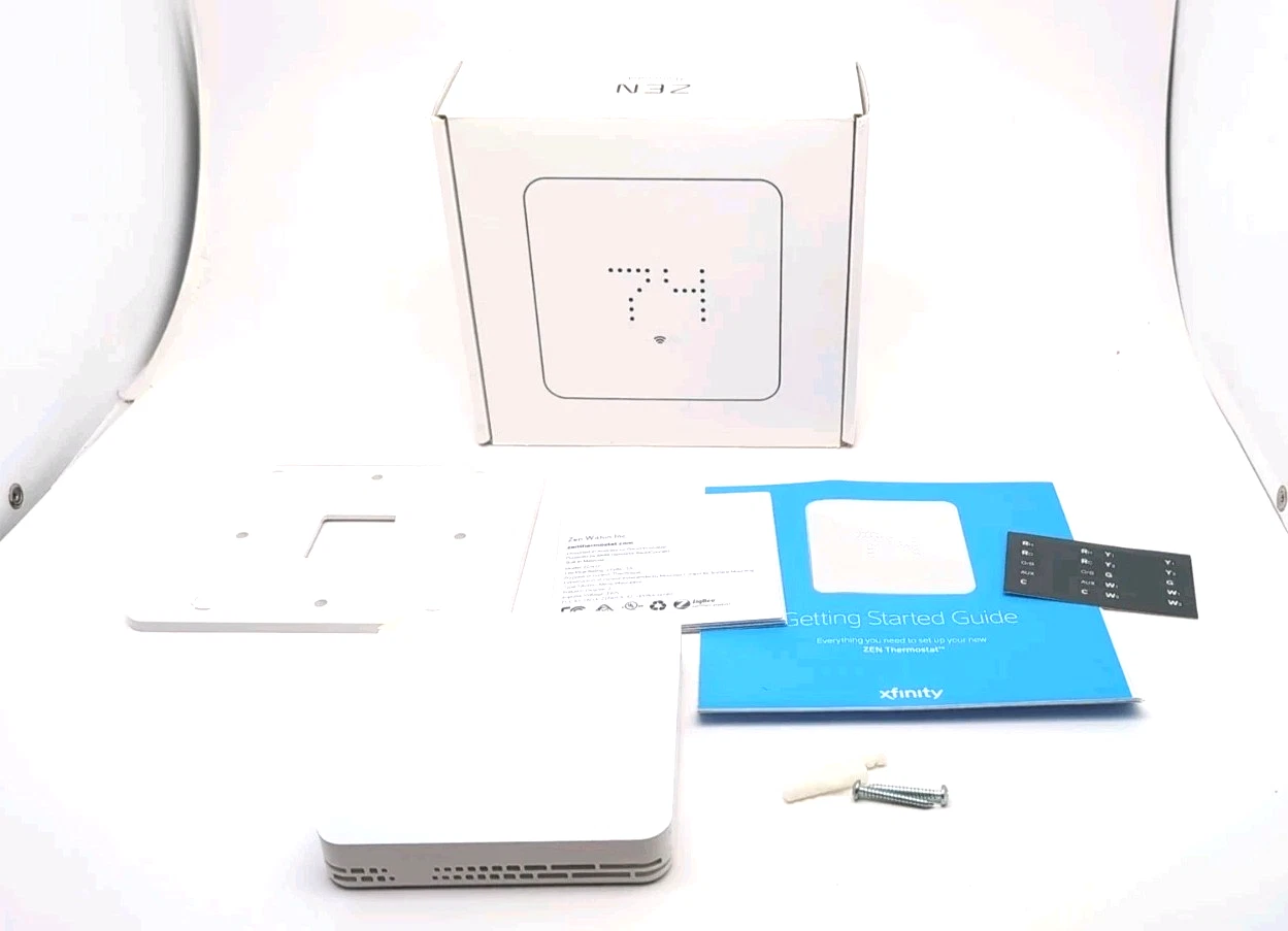 Zen Ecosystems Programmable Thermostat Wi-Fi Edition White ZEN01 NEW OPEN BOX